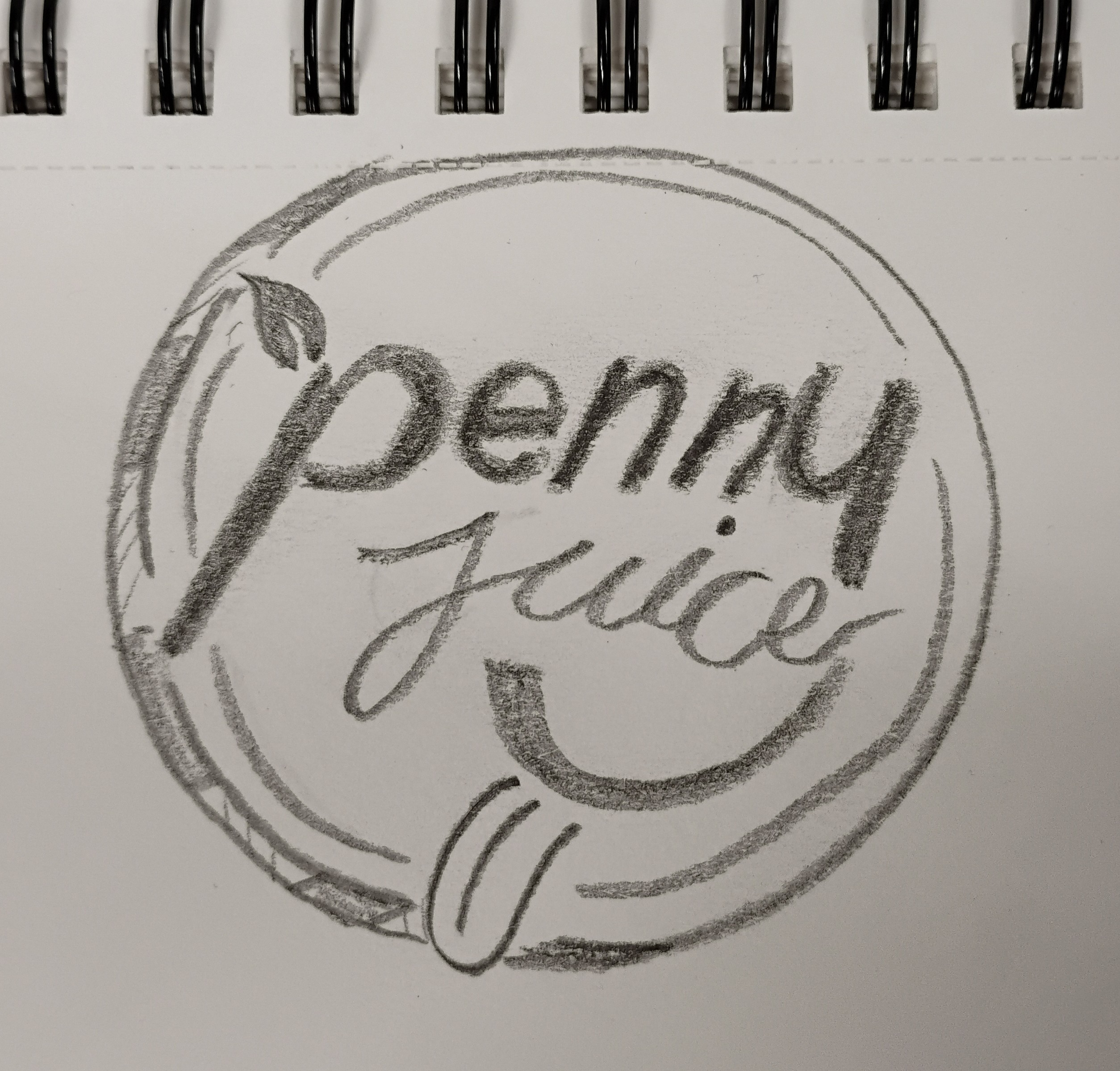 Penny Logo Sketch